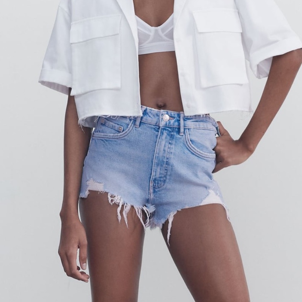ZARA High Rise Shorts